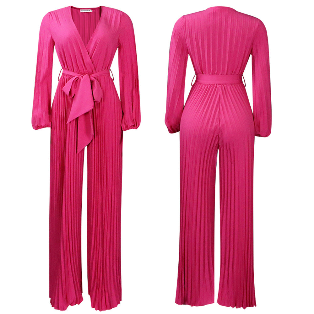 Attractive Classy Glamorous Summer Sexy Pleated Pants