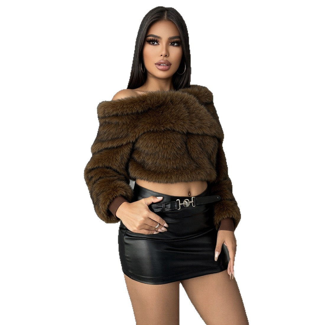 Women's Casual Fashion Sexy Personalized Furry Sweaters
