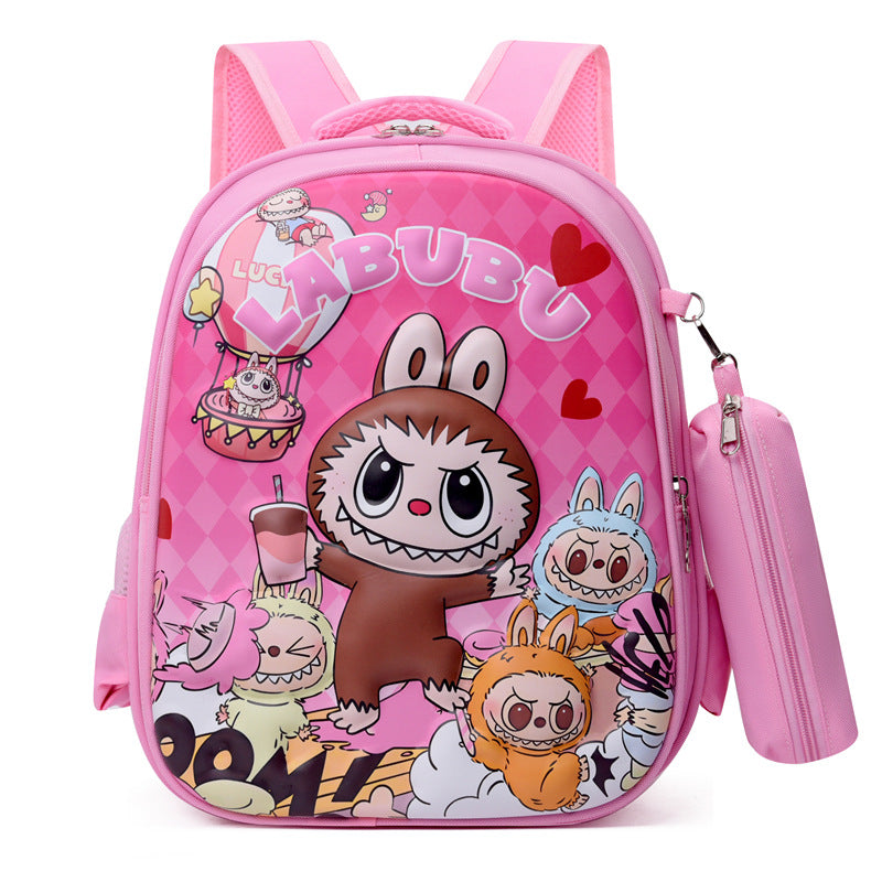Automobiles Curtain Cloth Korean Style Large Kindergarten School Bags