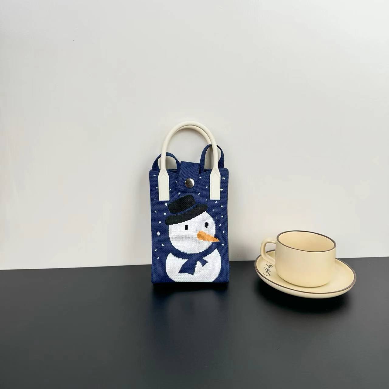 Festival Cartoon Knitted Mobile Series Personalized Phone Bags