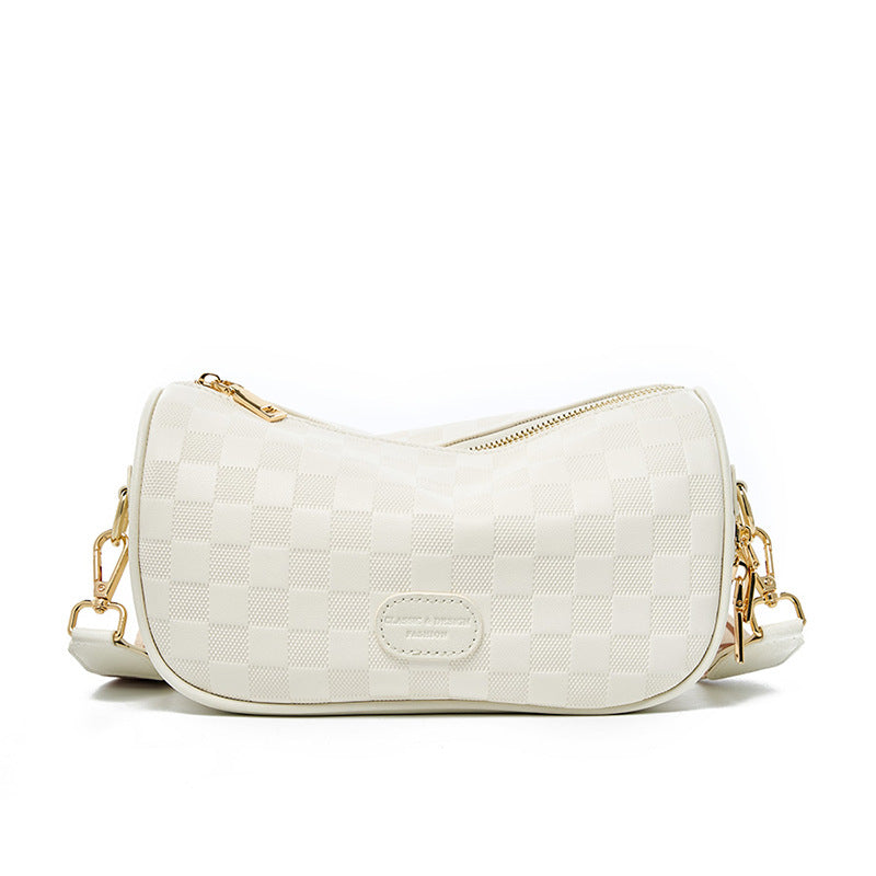 Women's Summer Leather Pillow Underarm High-grade Crossbody Bags