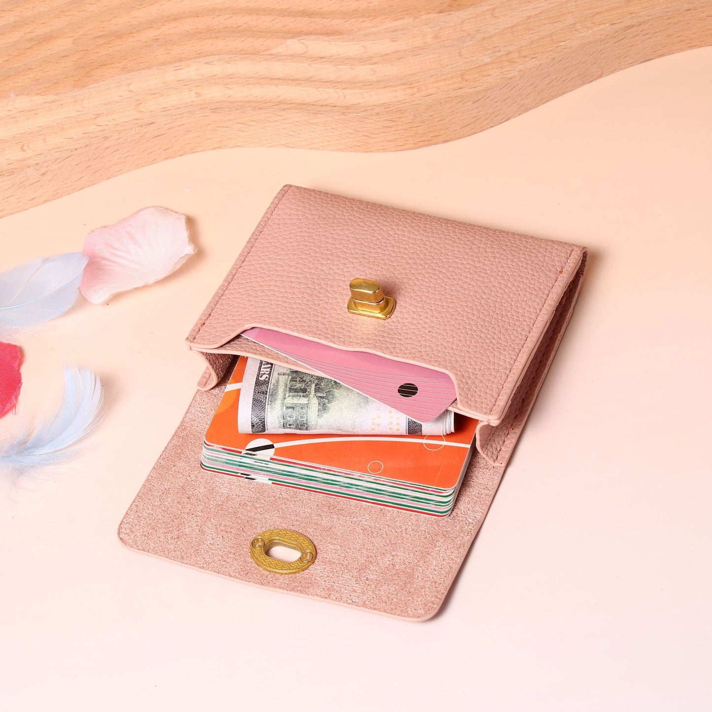Retro Exquisite Compact Soft Leather Hand Ladies Wallets