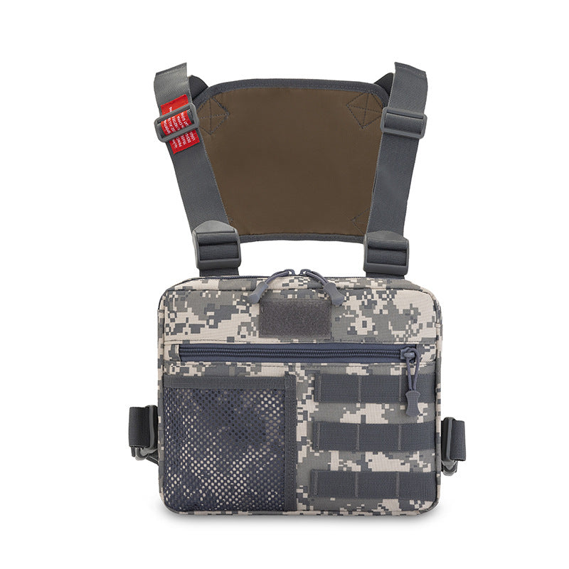 Men's Vest Jacket Camouflage Camping Motorcycle Backpacks
