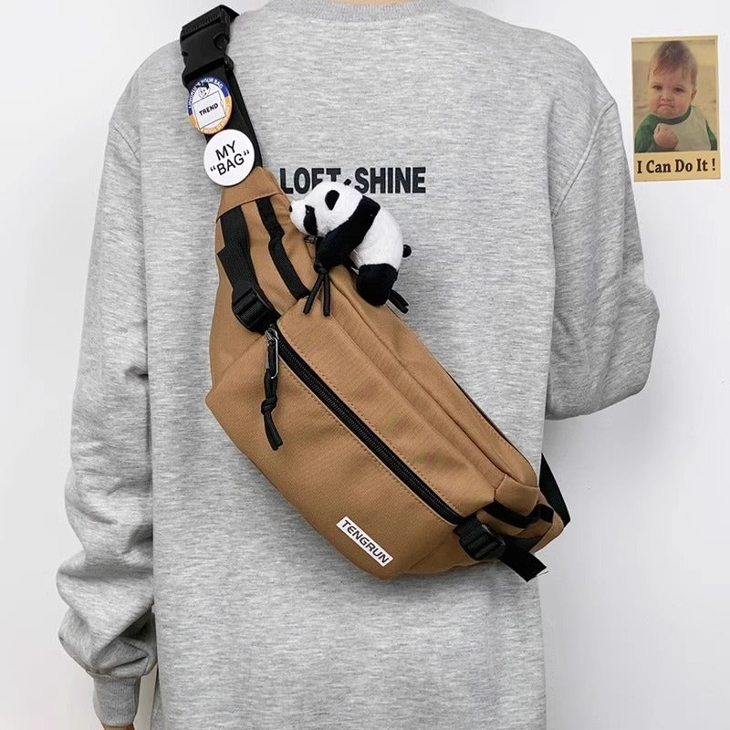Male Female Trendy Sporty Simplicity Fashion Men's Waist Packs