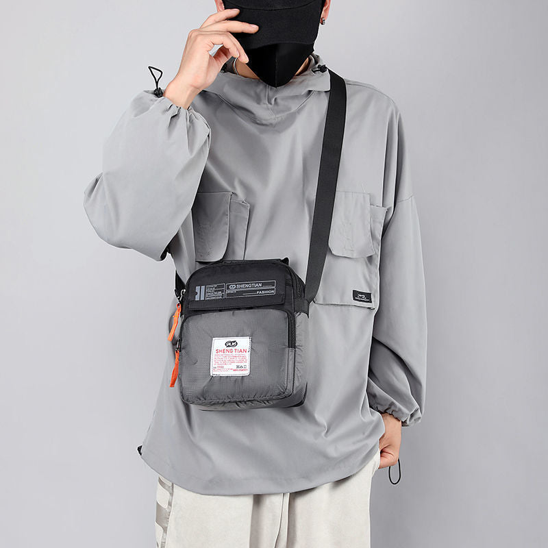 Men's Innovative Oxford Cloth Canvas Pannier Men's Shoulder Bags
