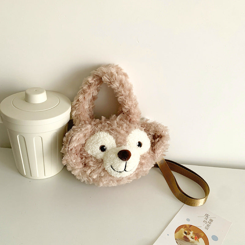 Graceful Attractive Cartoon Cute Plush Portable Crossbody Bags