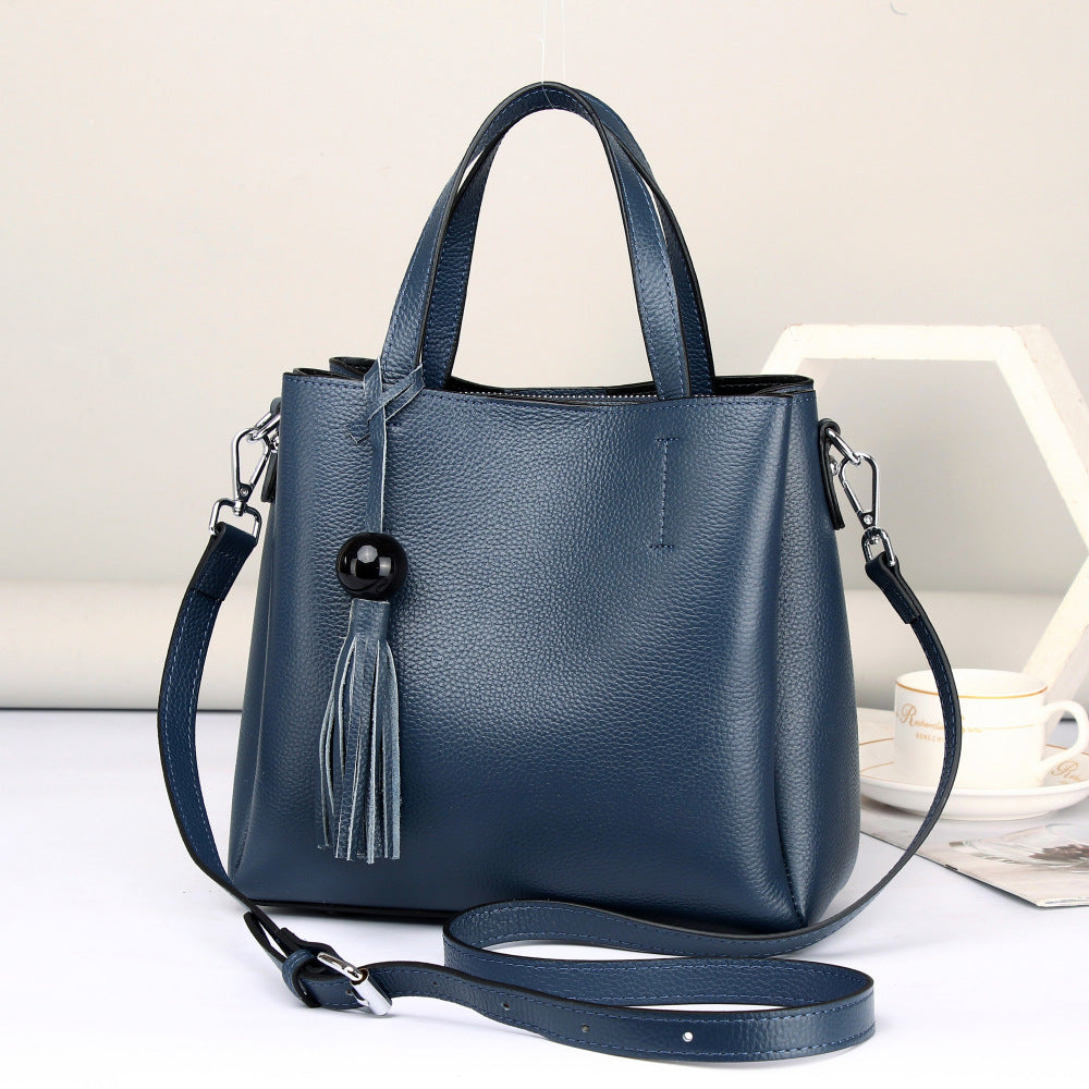 Women's Summer Simple Light Luxury Commuter Large Shoulder Bags
