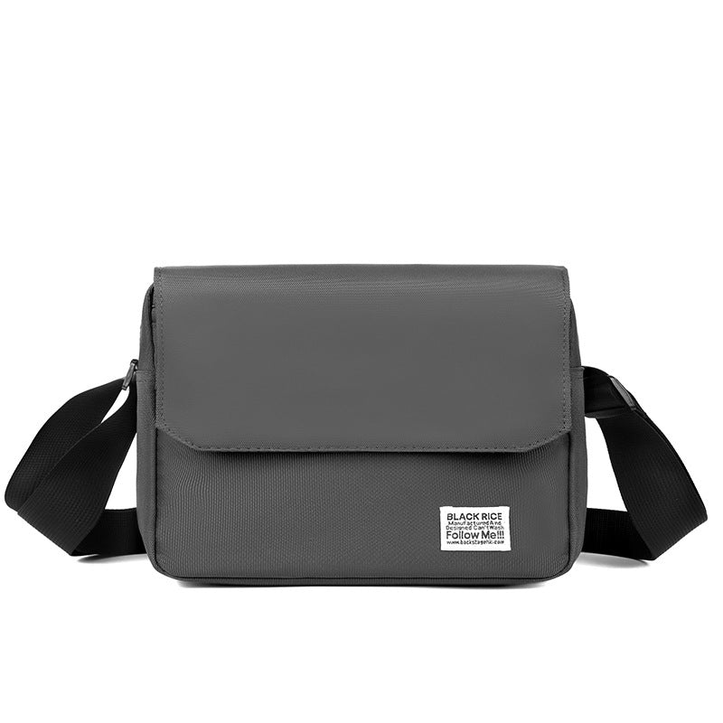Artistic Korean Style Fashion Simple Large Men's Messenger Bags