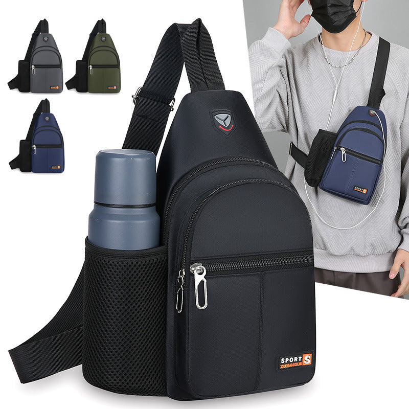 Men's Large Capacity Waterproof Oxford Cloth Fashion Men's Messenger Bags