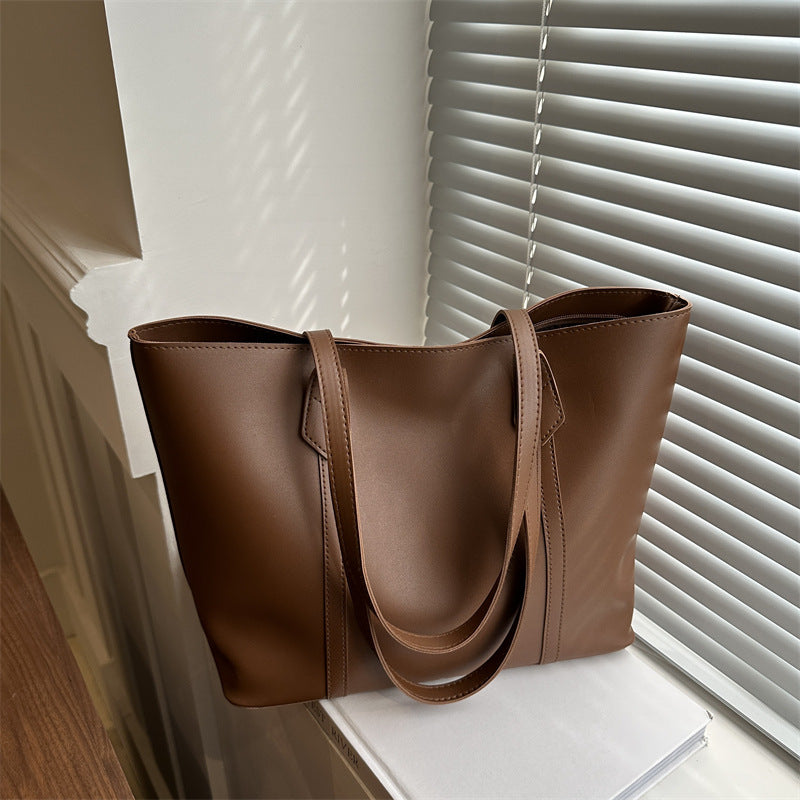 Women's High-grade Soft Surface Fashionable Large Capacity Tote Bags