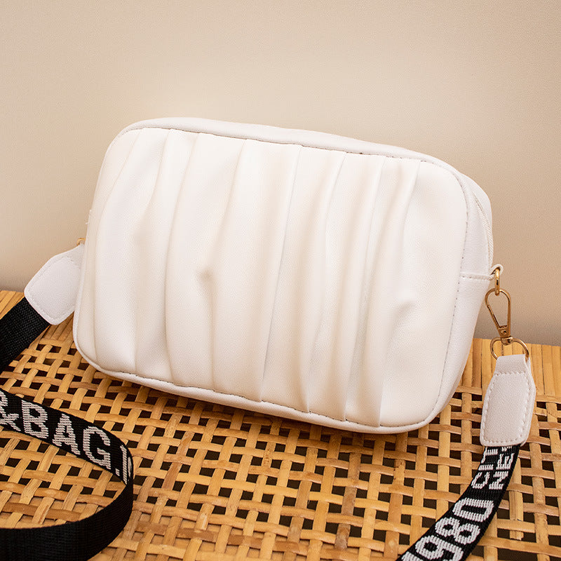 Women's Trendy Korean Packet Fashion Pleated Cross Crossbody Bags