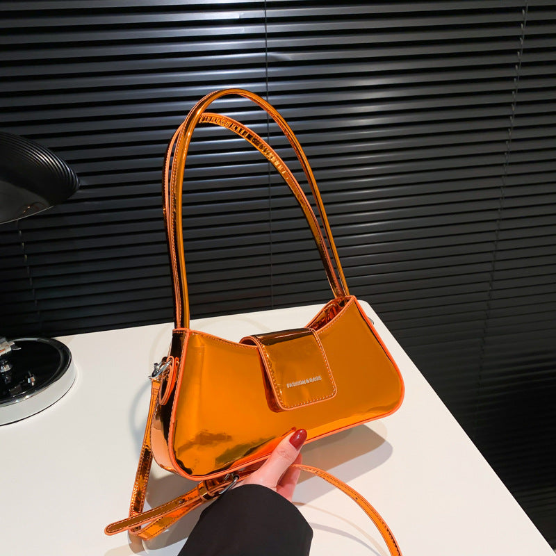 Women's Minority Design Underarm Simple Baguette Personality Bags