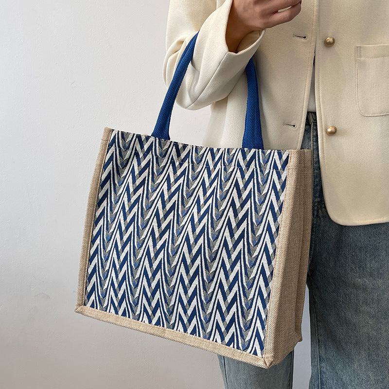 Large Capacity Canvas Class Commuter Fashion Tote Bags