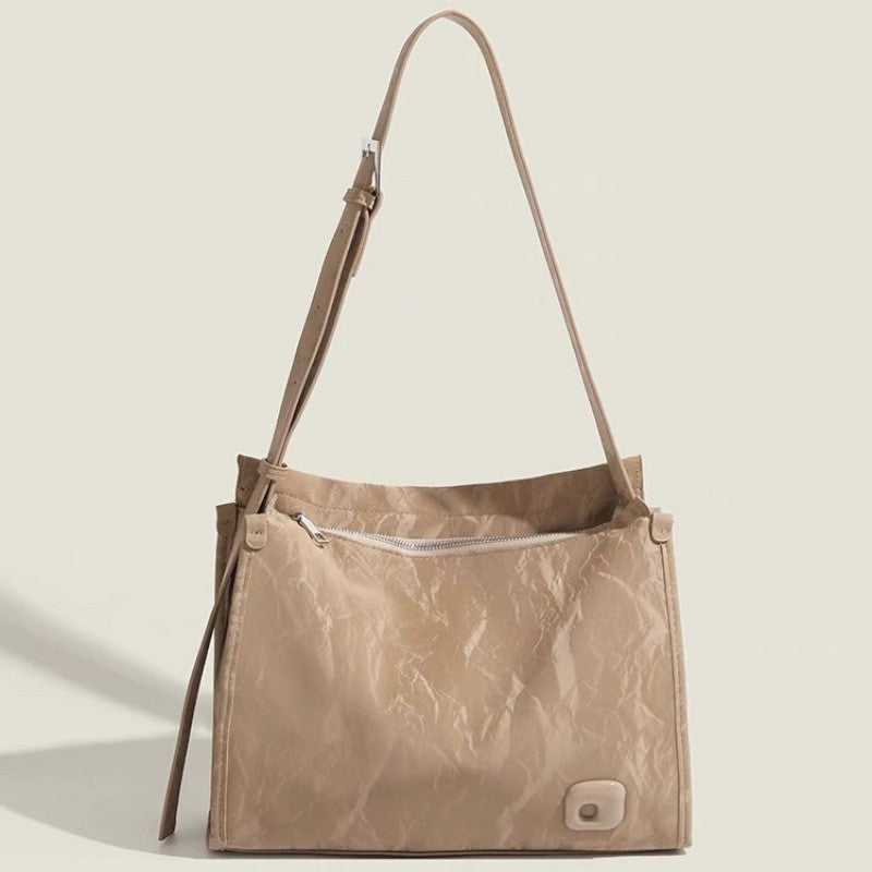 High Stylish Textured Large Capacity Class Underarm Tide Leisure Shoulder Bags