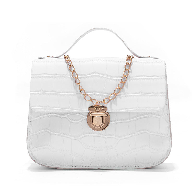 Women's Stylish Comfortable Crocodile Pattern Chain Shoulder Bags
