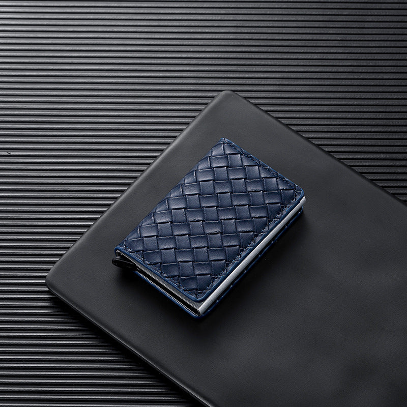 Women's & Men's & Metal Automatic Pop-up Cassette Refined Card Holder