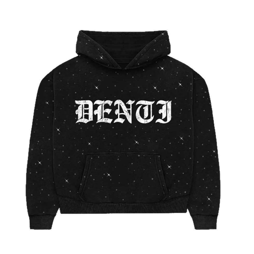 Women's Fashion Printed Letters Rhinestone Casual Sports Suits