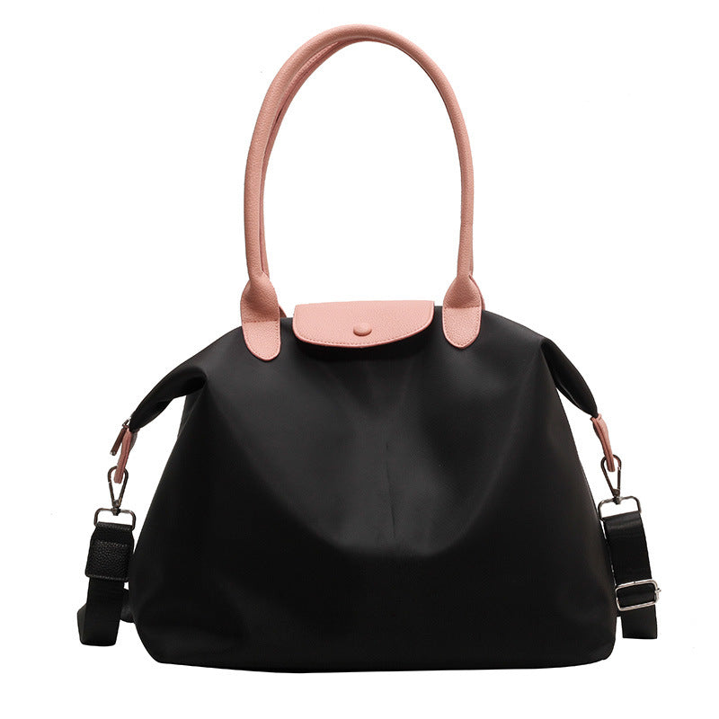 Women's Contrast Color Large Capacity Commuter Mummy Travel Bags