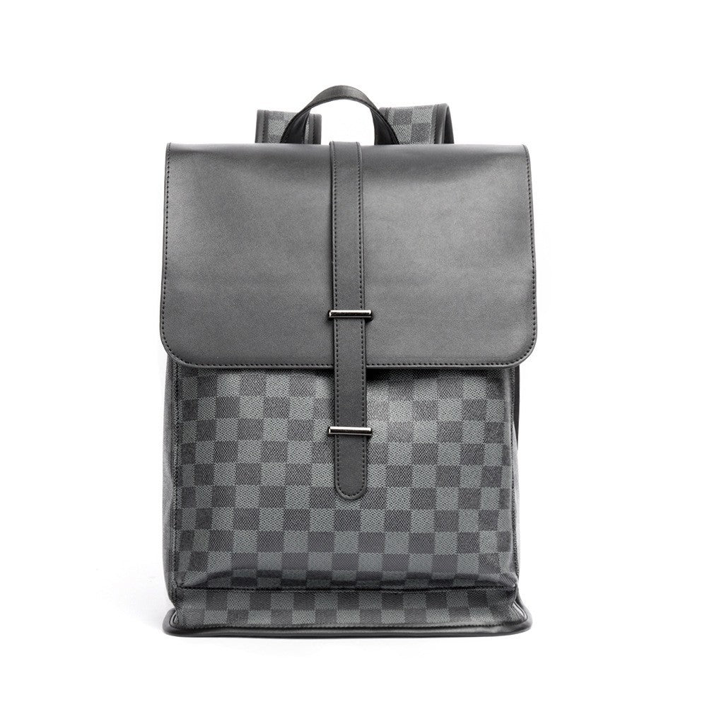 Men's Korean Large Capacity Trendy Crazy Horse Backpacks