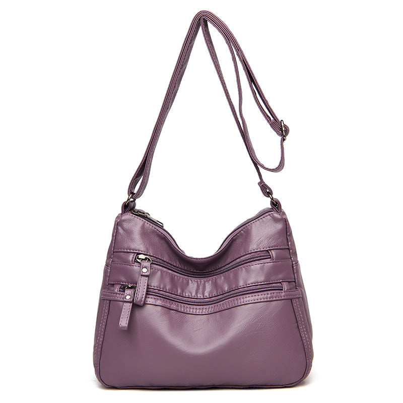 Women's Elegant Stylish Slouchy Simple Mom Crossbody Bags