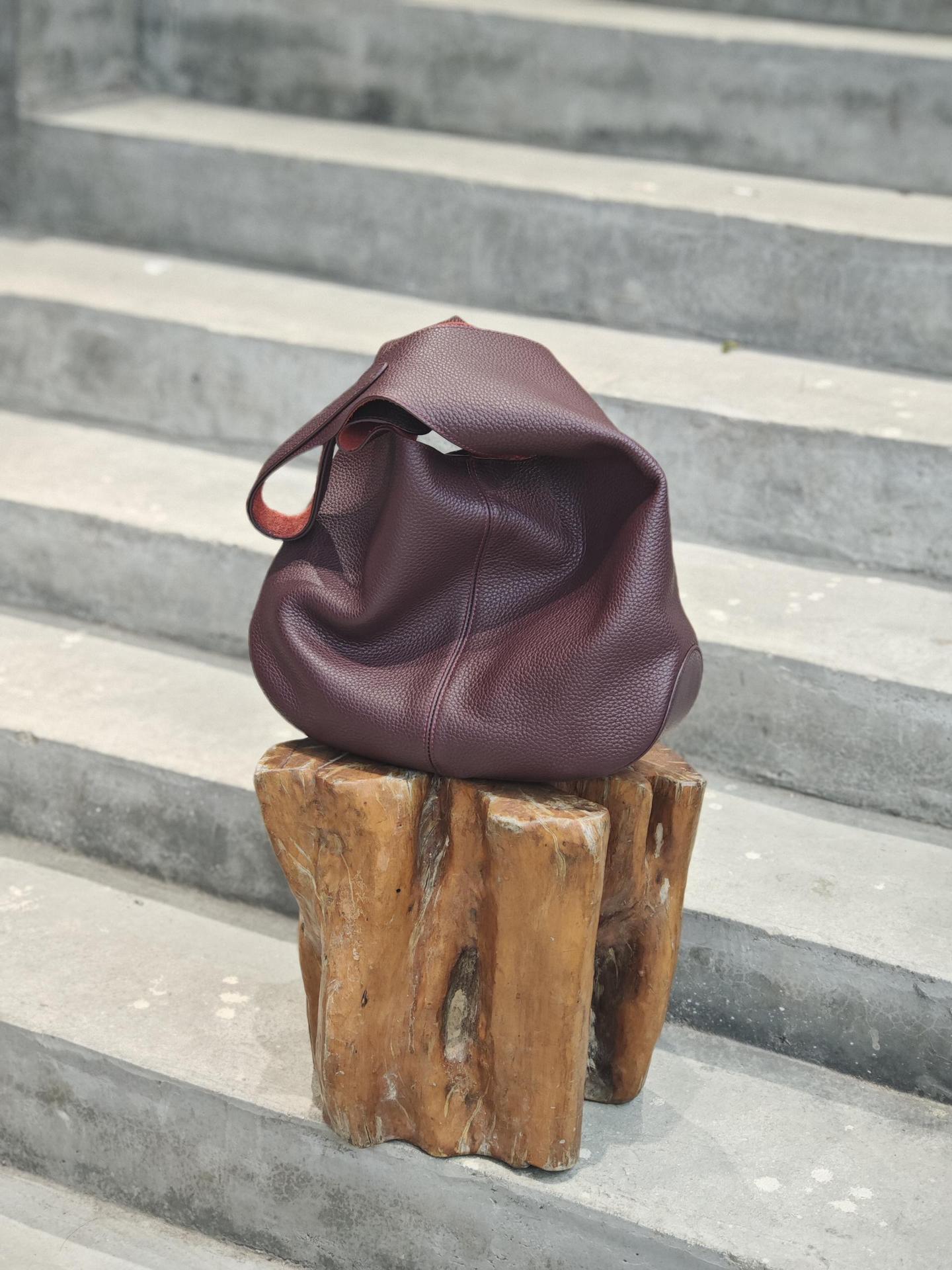 Women's High-grade Genuine Leather Fashion Lazy Simple Bags