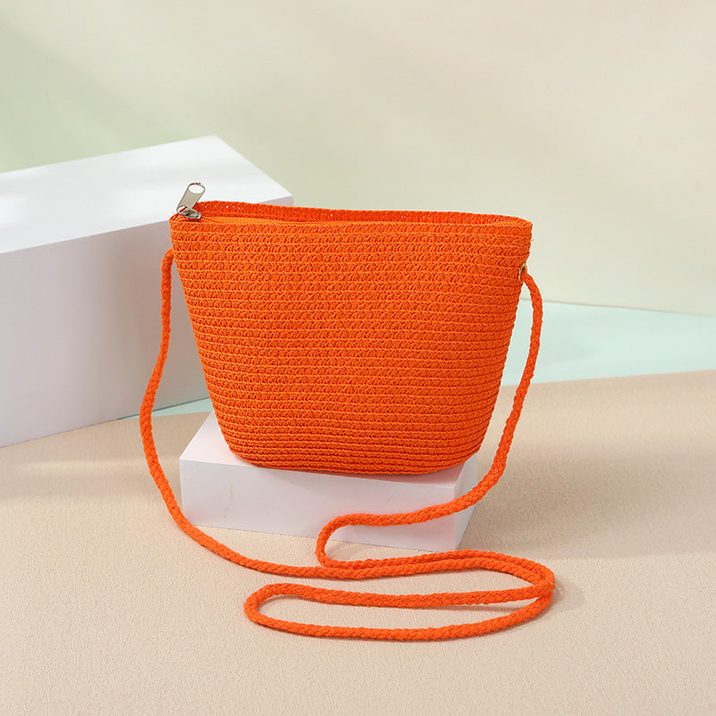 Summer Straw Seaside Woven Beach Affordable Phone Bags