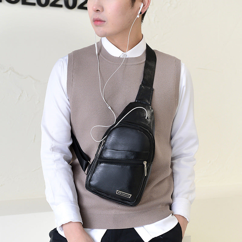 Women's & Men's & Retro Riding Cross Body Men's Chest Bags