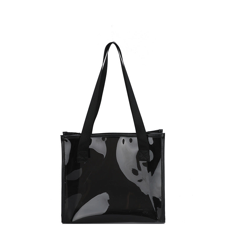 Women's Large Capacity Transparent Fashion Western Style Shoulder Bags