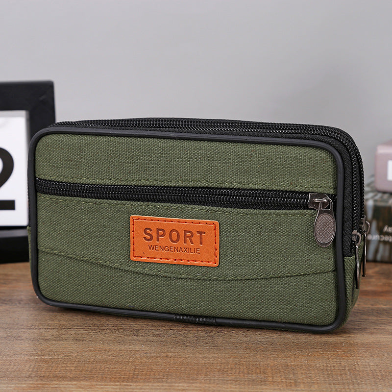 Men's Mobile Leisure Horizontal Vertical Cell Men's Waist Packs