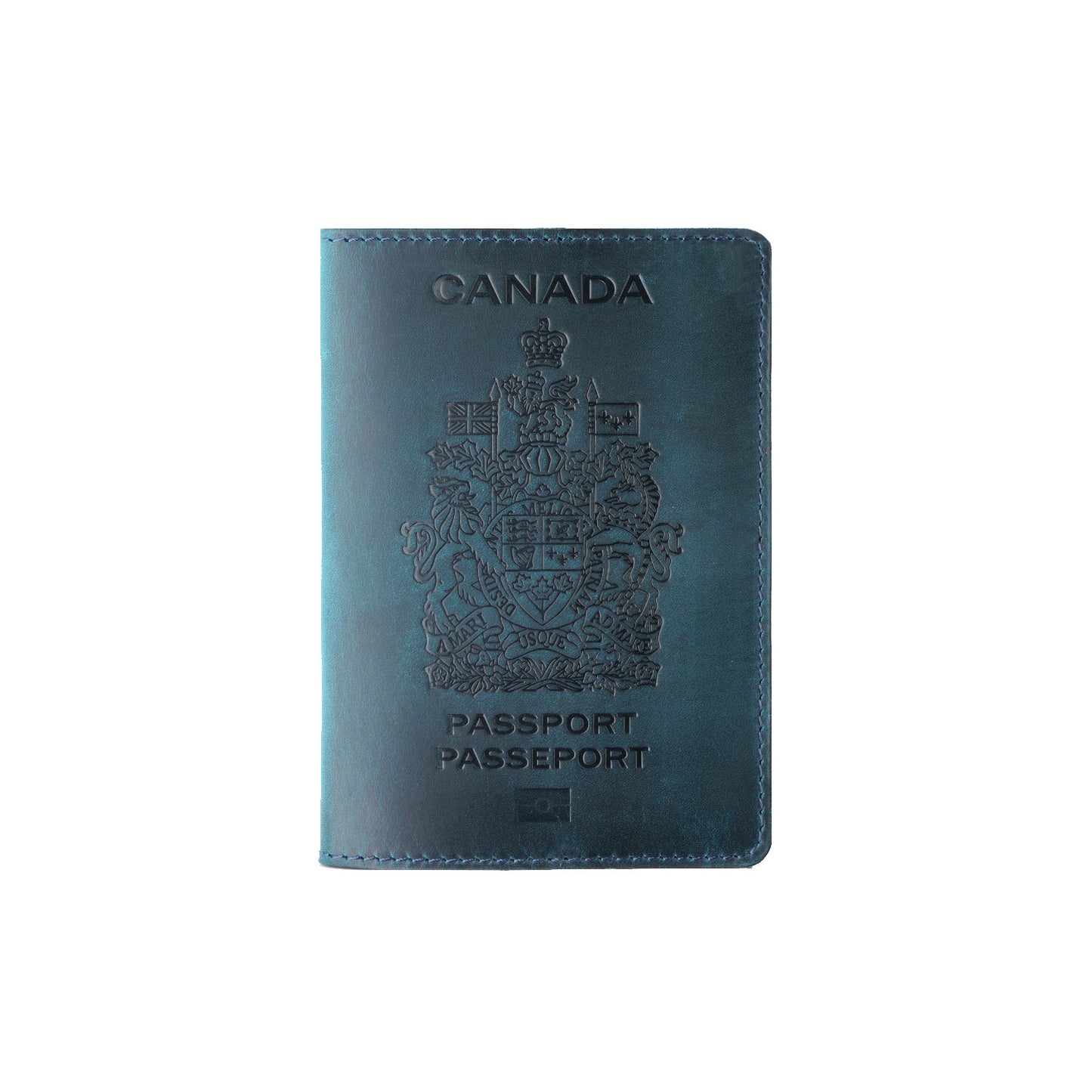 Passport Document First Layer Cowhide Vintage Boarding Id Package