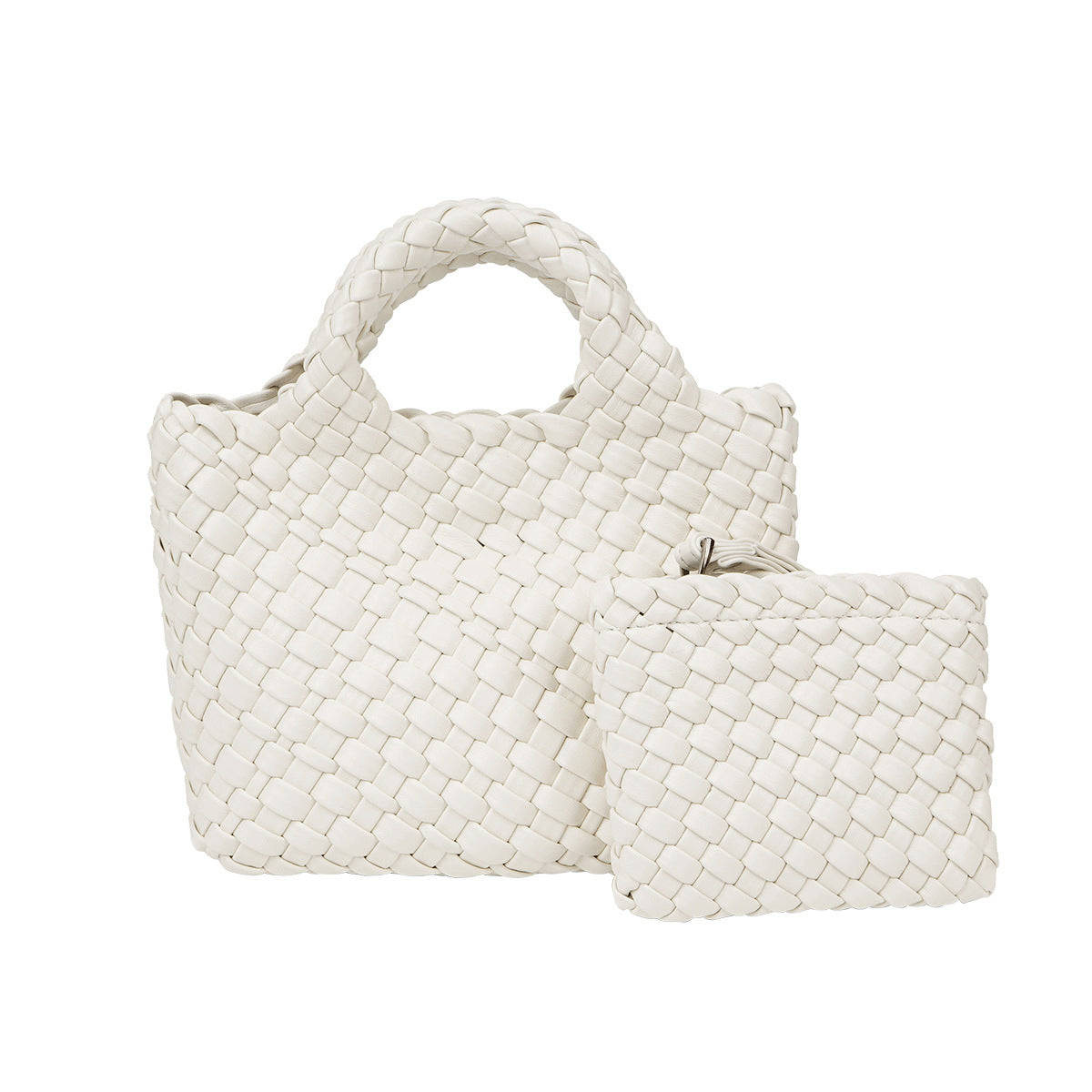 Women's Hand-woven Mother Portable Vegetable Basket Large Shoulder Bags