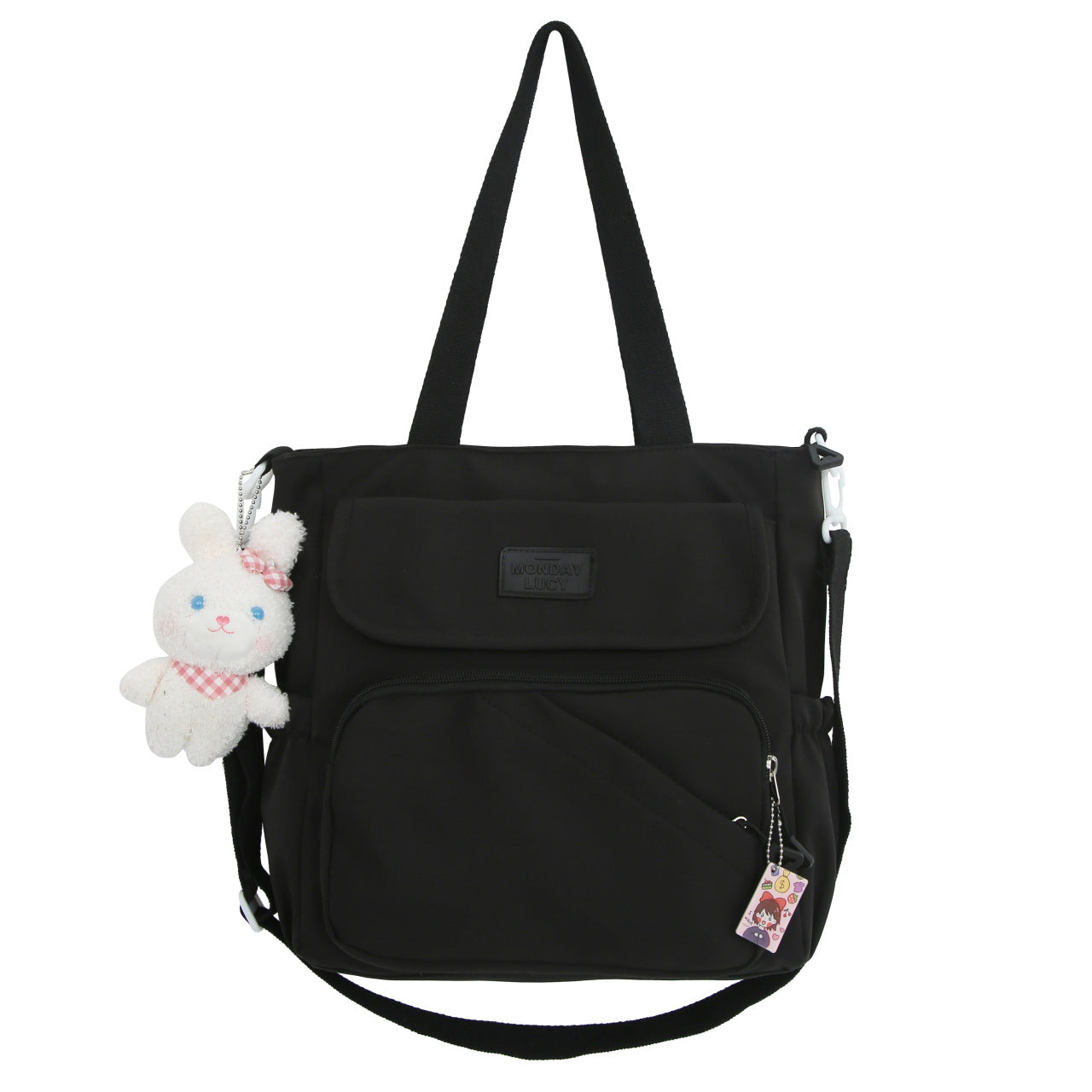Simple Versatile Large Capacity Portable Cute Tuition Shoulder Bags