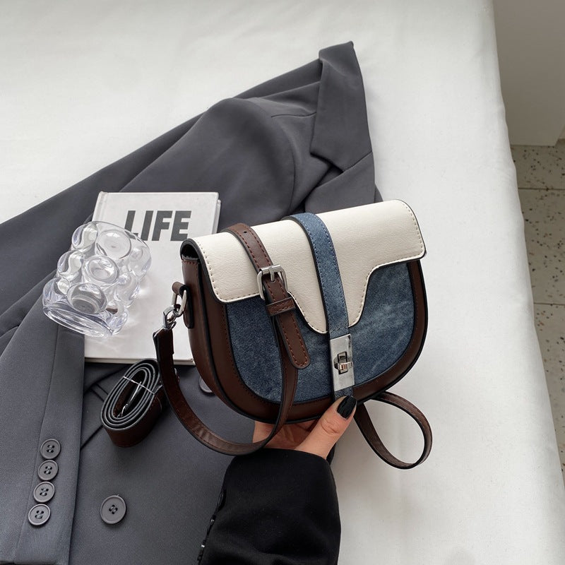 Women's French Style Trendy High-quality Saddle Fashion Shoulder Bags