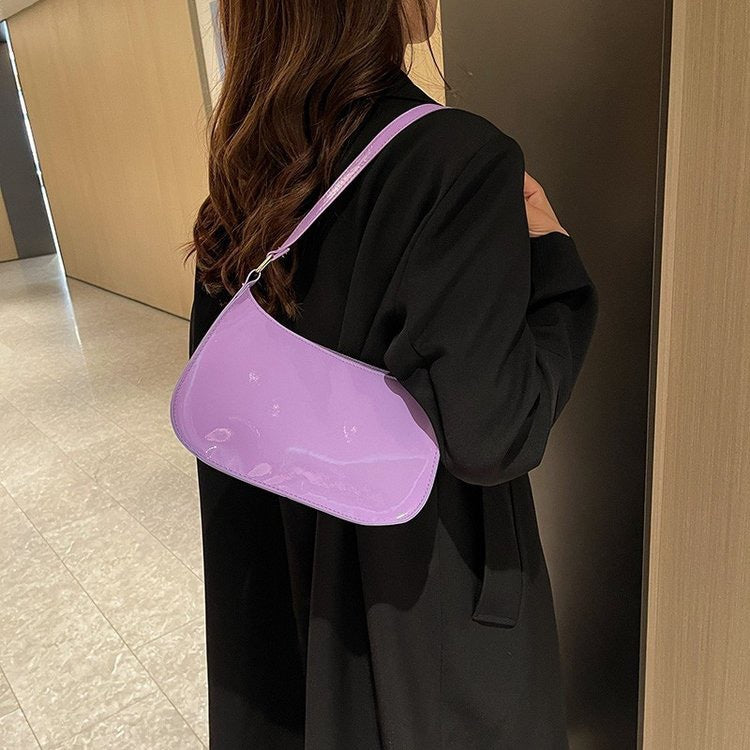 Women's Fashionable Korean Style One Spring Solid Small Square Bags