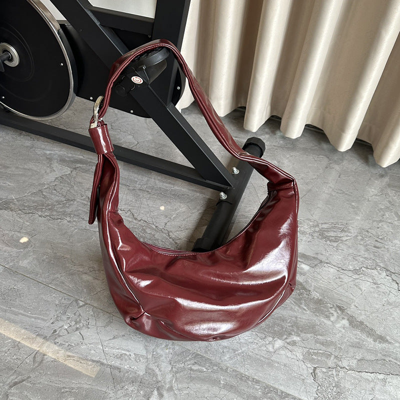 Women's Trendy Large Pin Soft Leather Capacity Crossbody Bags