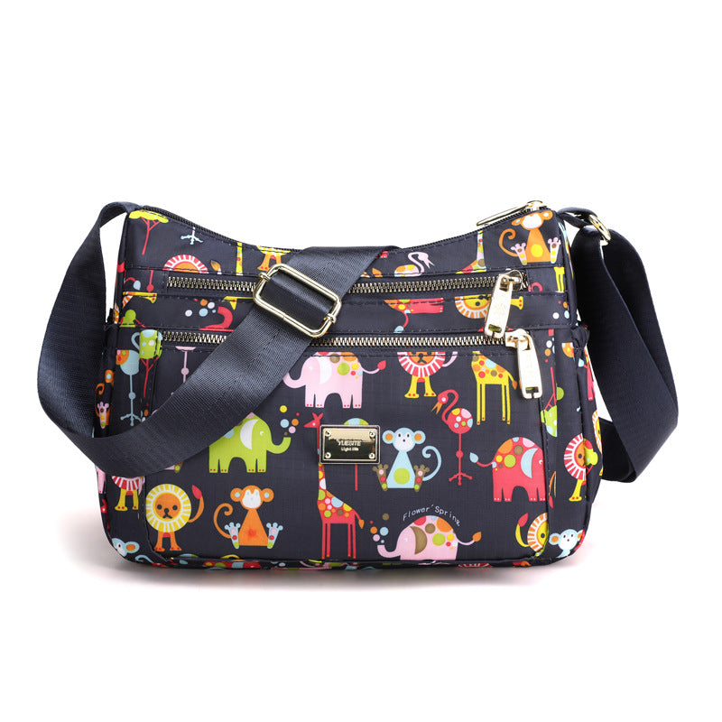 Women's Lightweight Mother Oxford Cloth Nylon Waterproof Crossbody Bags