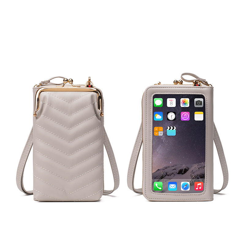 Women's High-grade Spring Minority Fashion Can Be Phone Bags