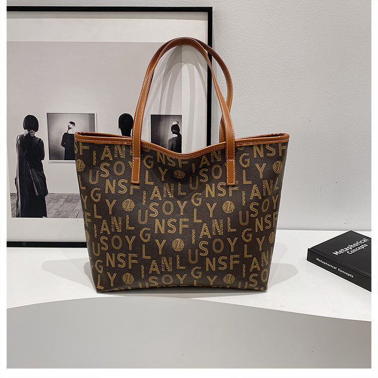 Leisure Large Capacity Letter Fashion Stylish Shoulder Bags