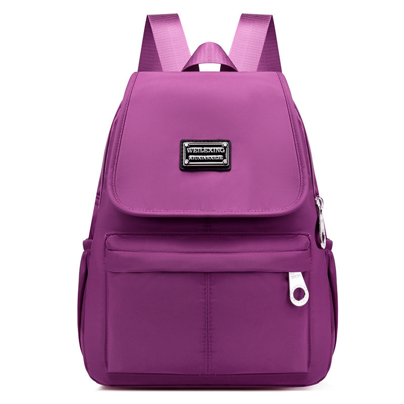 Women's Simple Stylish Lightweight Waterproof Large Capacity Backpacks