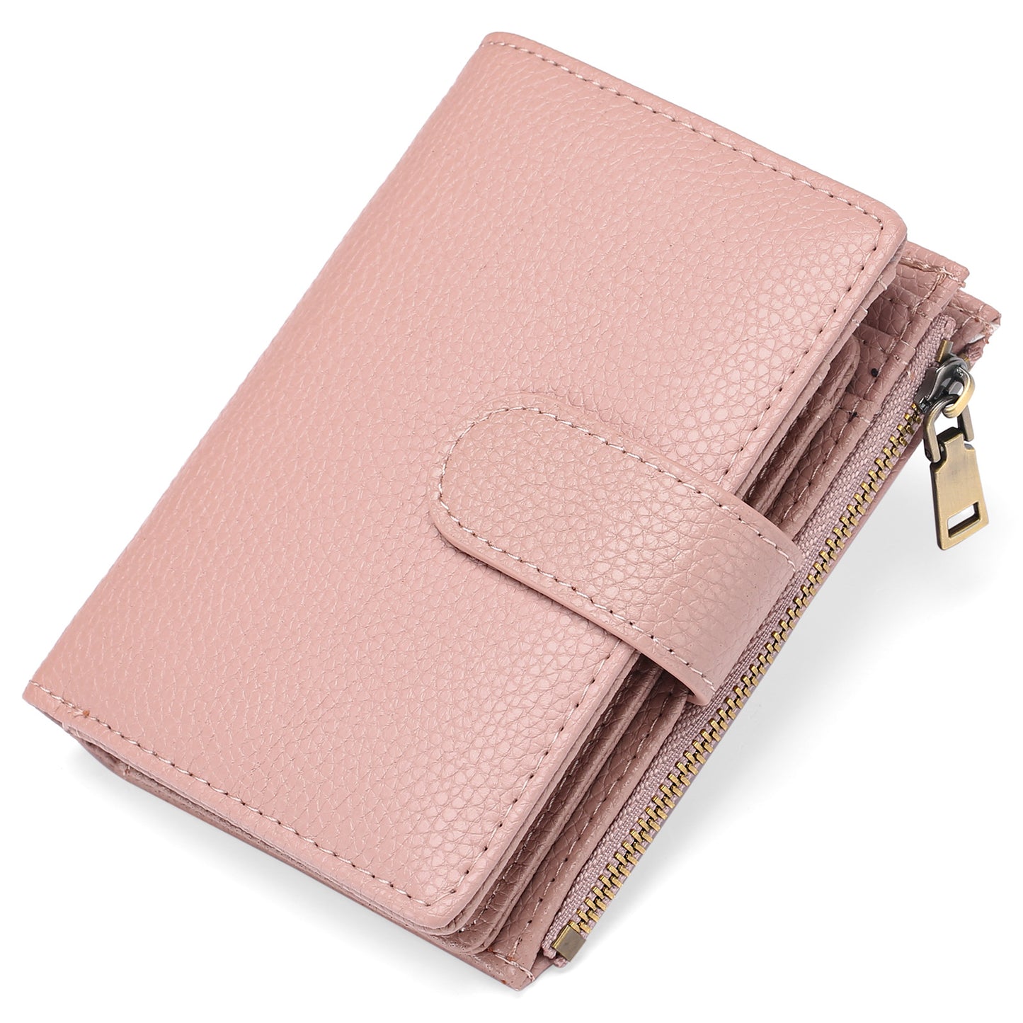 Women's Short Korean Style Tri Fold Multi Ladies Wallets