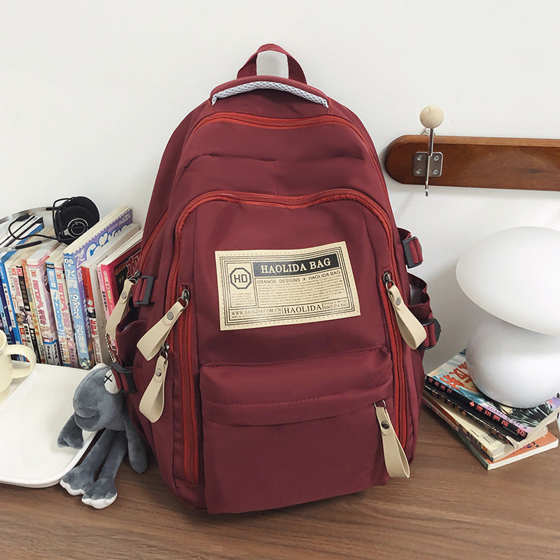Female Simple Computer Male High Junior Middle School Students' Schoolbags