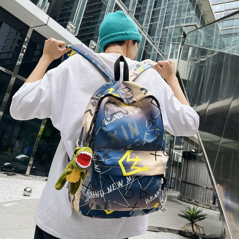 Men's Nylon Style High Trendy Cool Backpacks
