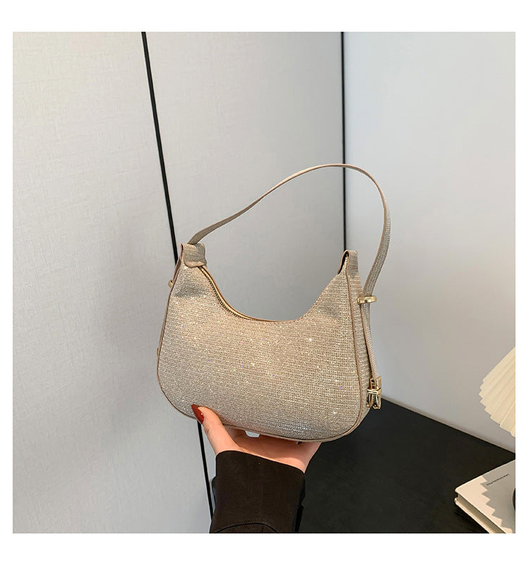 Women's High-grade Sequined Underarm Pouch Fashion Armpit Bags