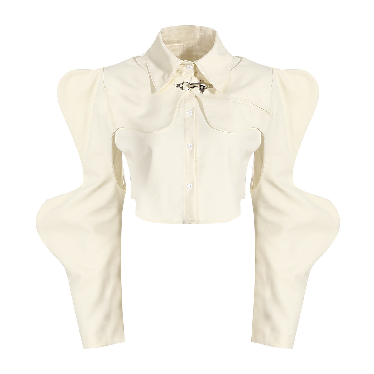 Women's Niche Two-piece Shawl Sleeveless Shirt Personality Coats