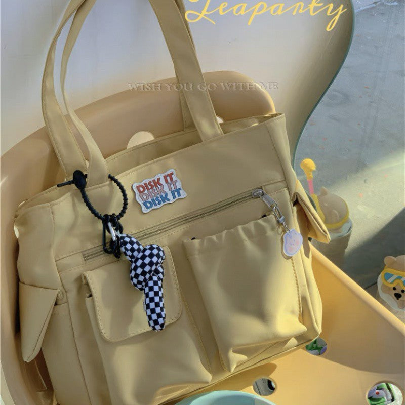 Large Capacity Female Summer Simple Versatile College Crossbody Bags