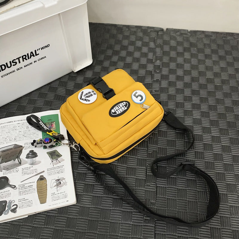 Men's Slouchy Trendy Schoolgirl Cool Mobile Men's Messenger Bags