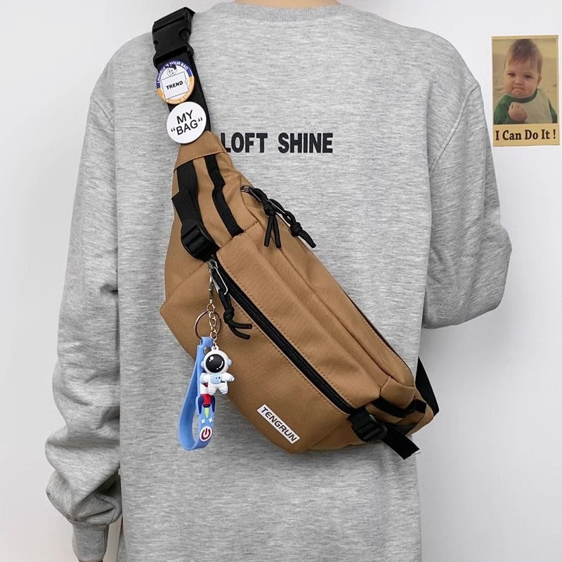 Male Female Trendy Sporty Simplicity Fashion Men's Waist Packs