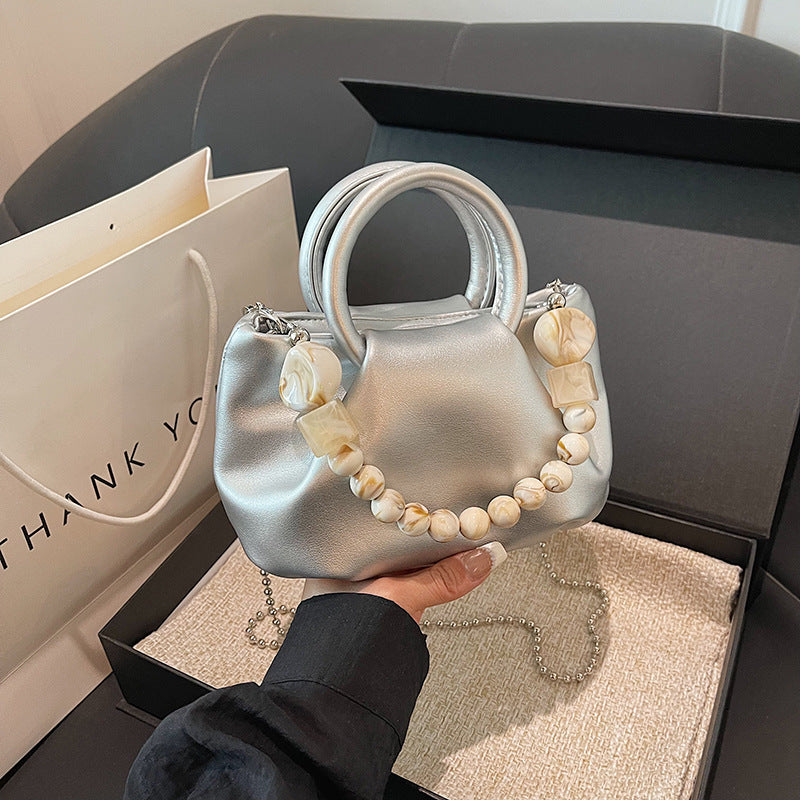 Women's Design Summer Fashion Pleated Cloud Shoulder Bags