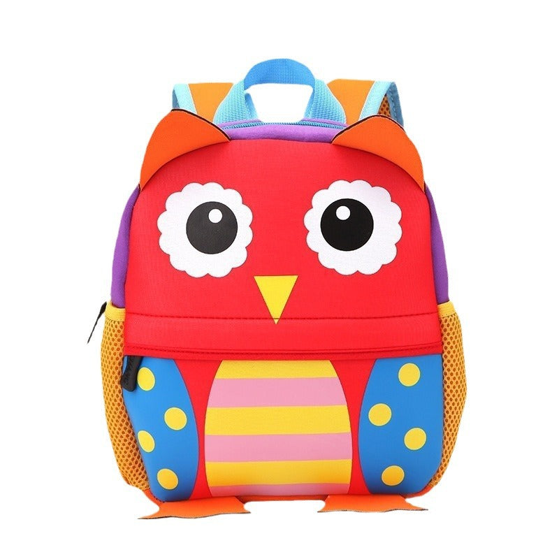 Middle-class Ultra Light Neoprene Cartoon Cute Kindergarten School Bags