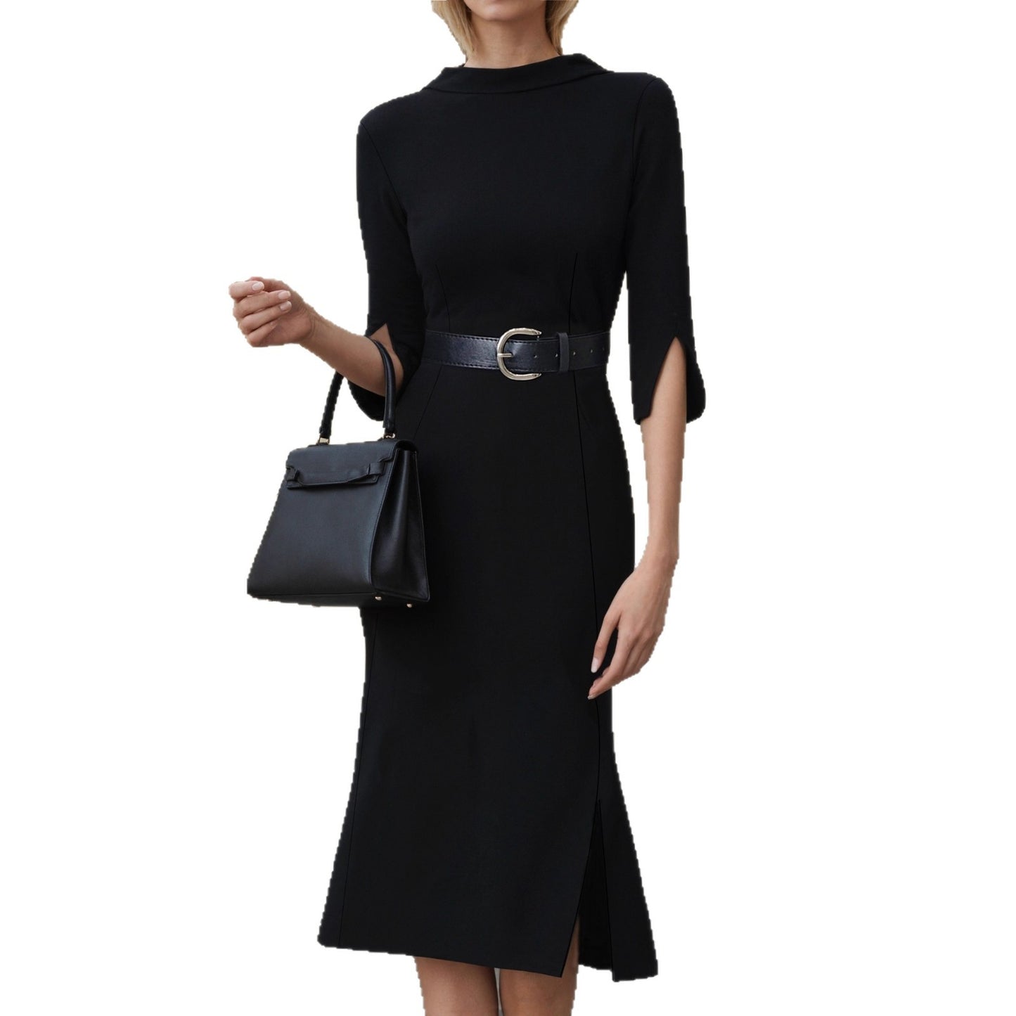Professional Lady Dress For Workplace Half-sleeved Dresses